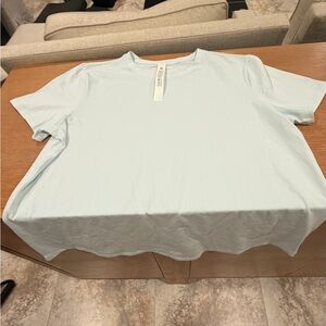 Lululemon Athletica Soft Blue Short Sleeve Tee